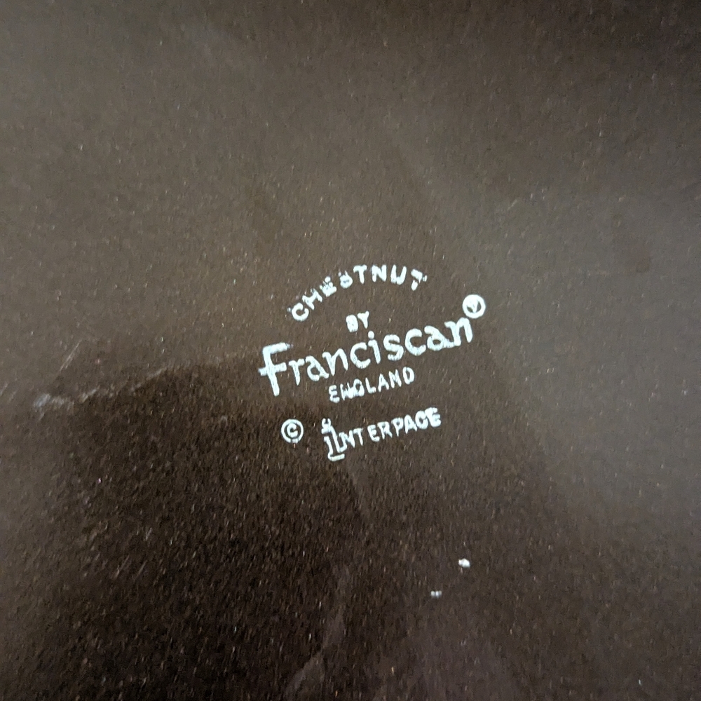 FRANCISCAN POTTERY | chestnut earthenware - Picture 6 of 6